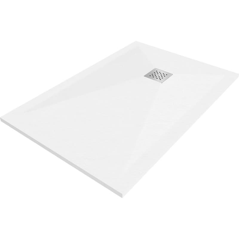 MEXEN - Stone+ sprchová vanička obdĺžniková 100x90, biela 44109010