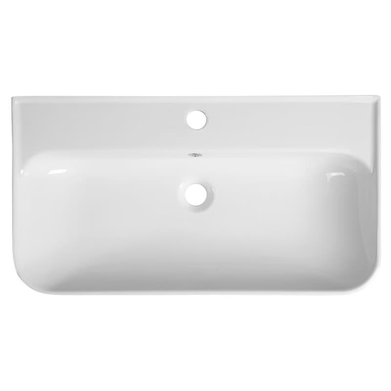 ISVEA - SISTEMA U keramické umývadlo 70x38cm, biela 10PL53070 3