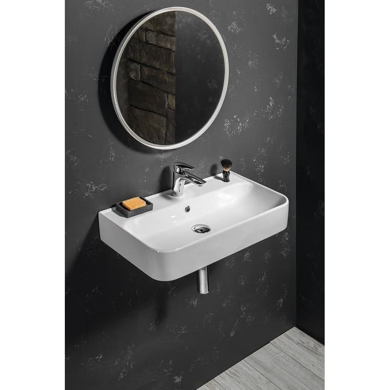 ISVEA - SISTEMA U keramické umývadlo 70x38cm, biela 10PL53070 5