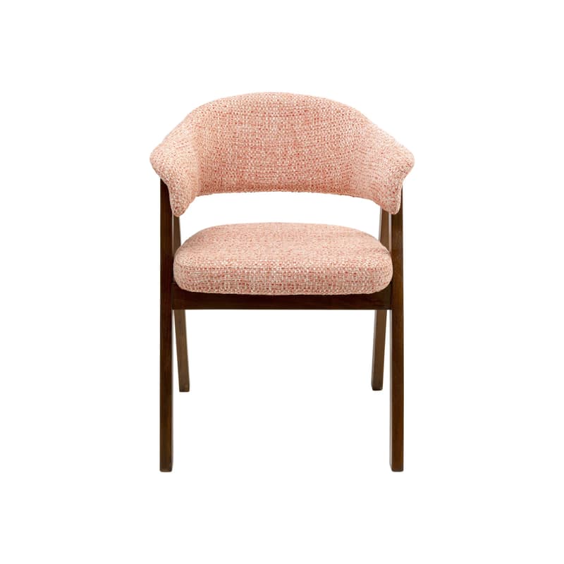 Stolička s podrúčkami Jonte Boucle Coral