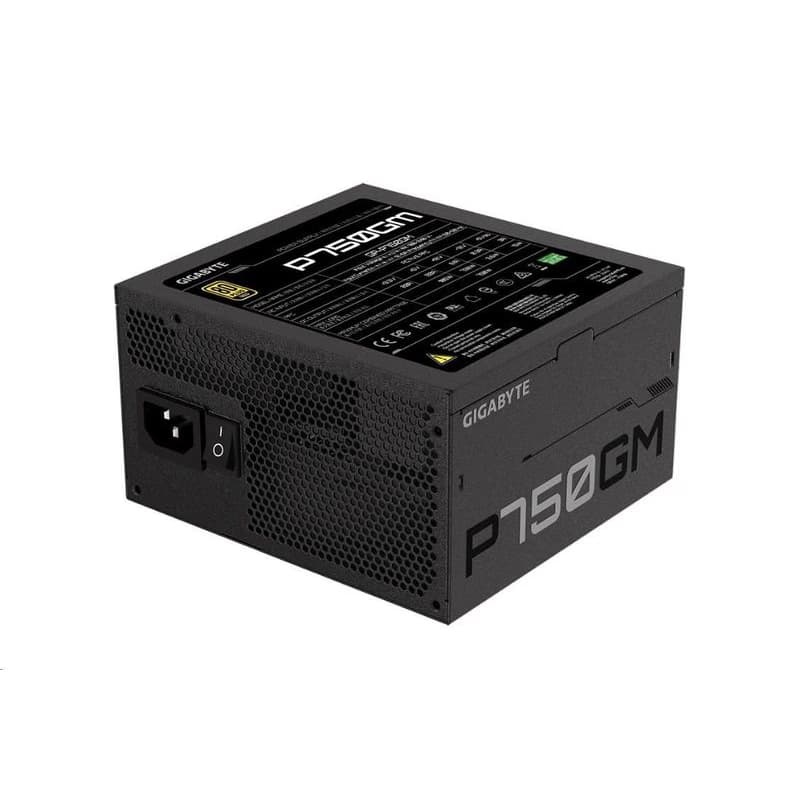 GIGABYTE zdroj P750GM, 750W, 80plus gold, modular, 120mm fan 5