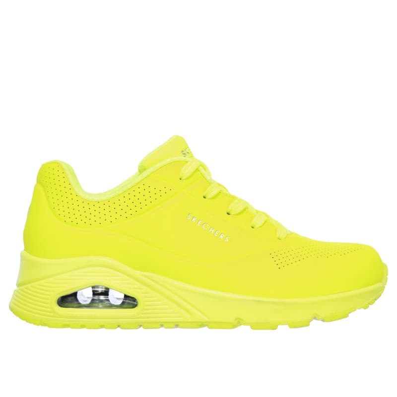 Dámska rekreačná obuv SKECHERS Uno Night Shades neon yellow 2