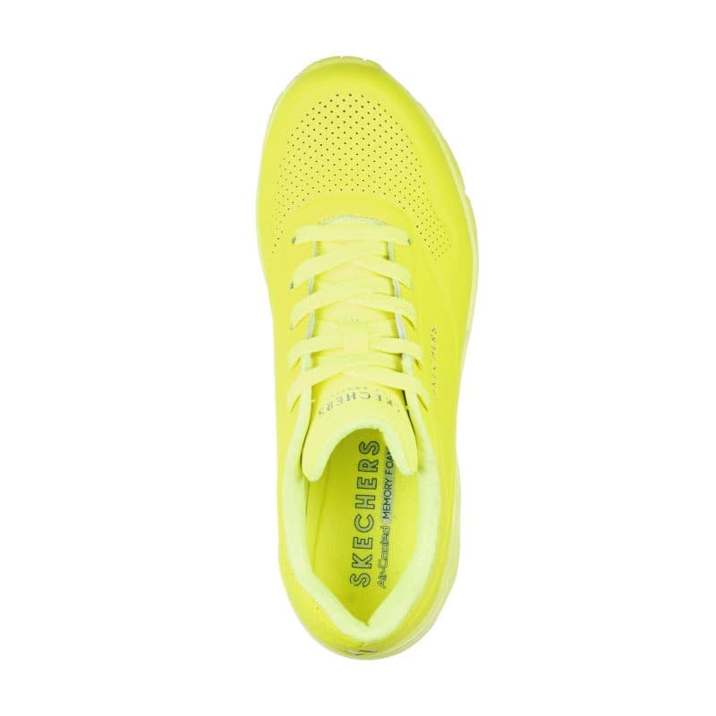 Dámska rekreačná obuv SKECHERS Uno Night Shades neon yellow 4