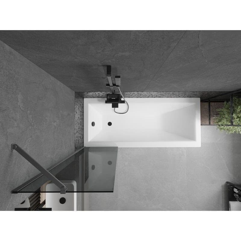MEXEN/S - Next vaňová zástena FIX 50 x 150, grafit, grafit metal 895-050-000-00-40-95 4