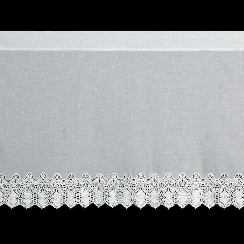ArtFir Krátka záclona SOLA P | biela 150 x 70 cm 2