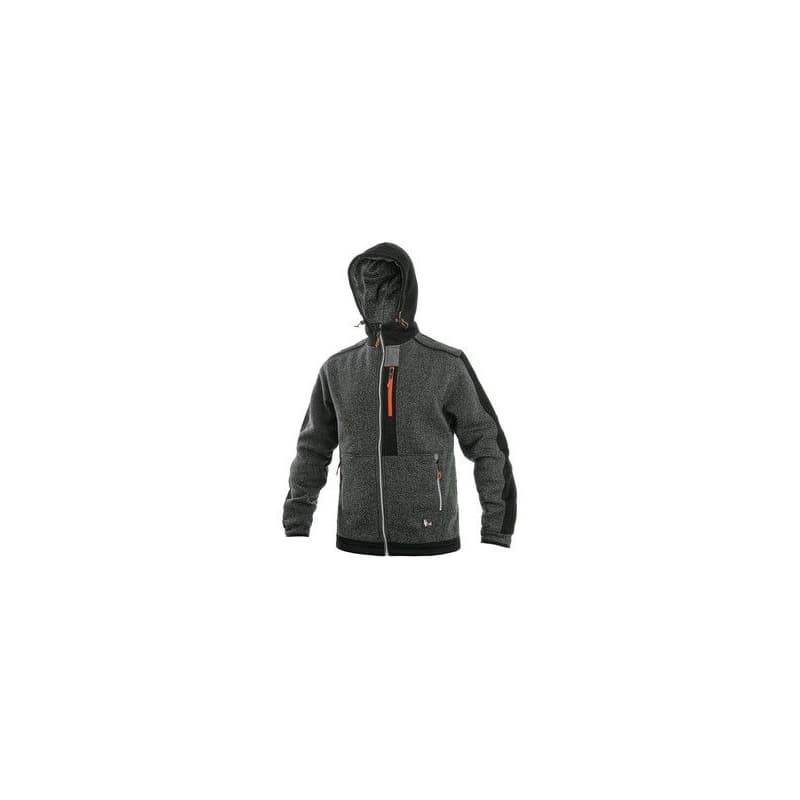 Bunda CXS INDIANAPOLIS, pánska, šedo - čierno - oranžová, vel. 3XL
