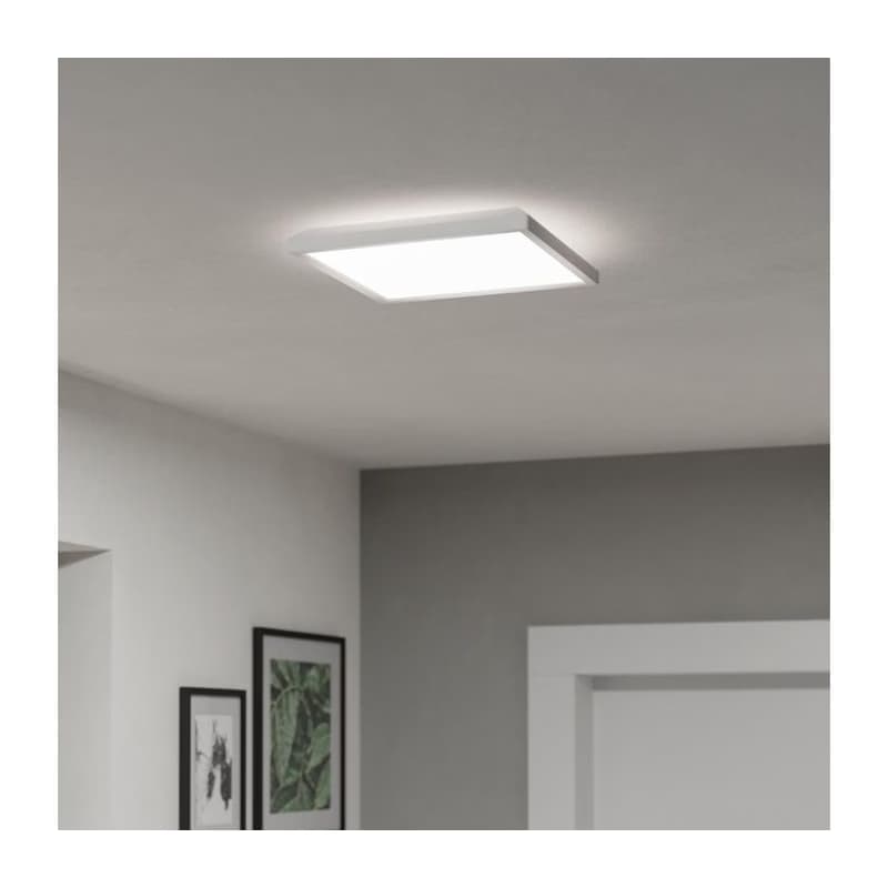 Eglo 901449 -LED Kúpeľňové stropné svietidlo ROVITO 13,4W/230V 29x29cm IP44 biela 901449