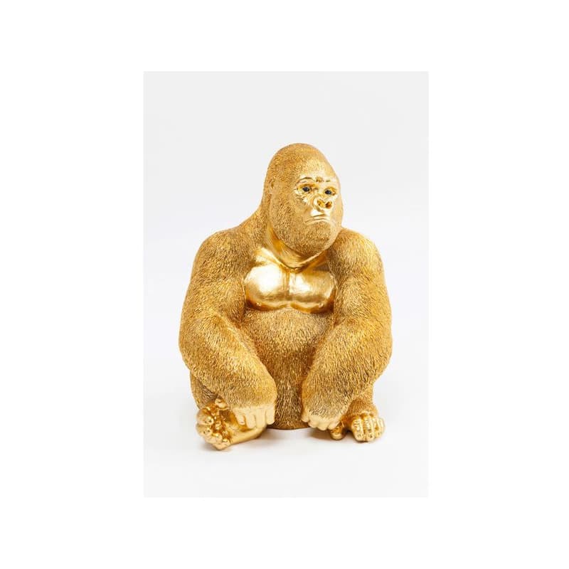 Figurine Gorilla dekorácia zlatá
