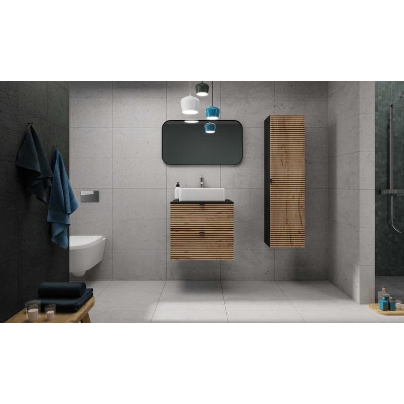 Elvisia Vysoká skrinka do kúpeľne LOFT 2