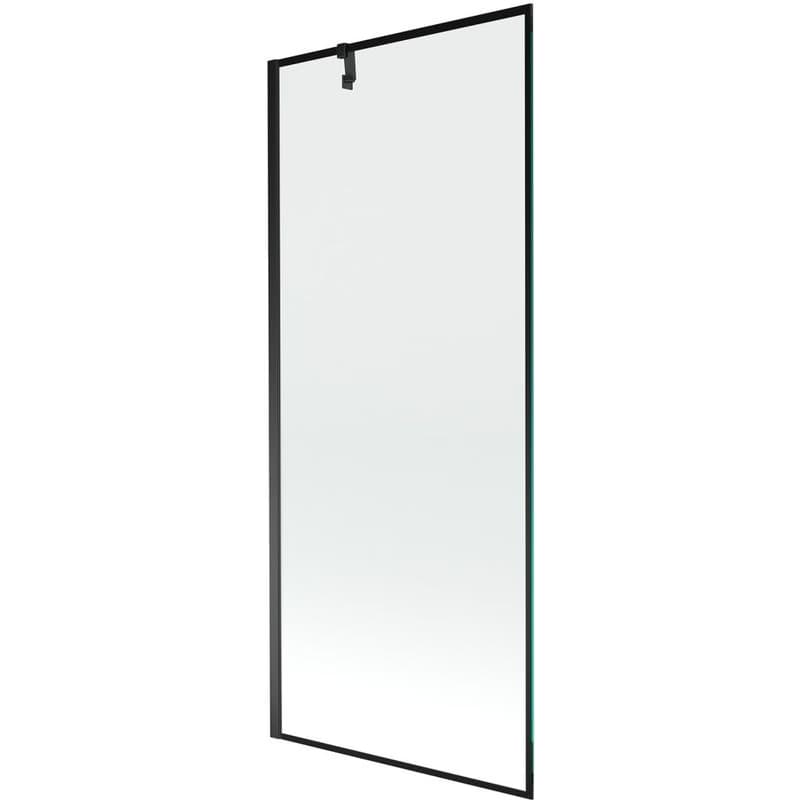 MEXEN/S - Next vaňová zástena FIX 80 x 150, čierna dekor, čierna 895-080-000-00-70-70