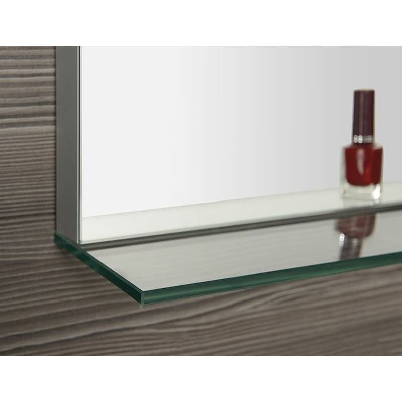 SAPHO - BRETO zrkadlo s LED osvetlením a policou 100x60,8cm BT100 6