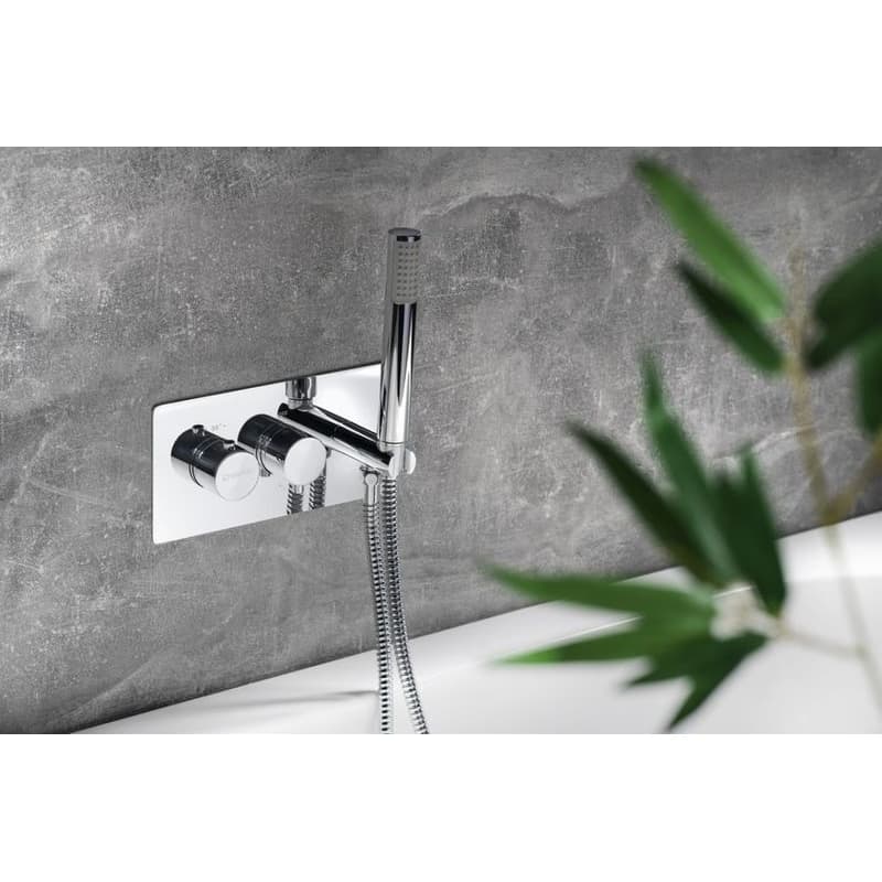 SAPHO - RHAPSODY podomietková sprchová termostatická batéria vrátane ručnej sprchy, 2/3 výstupy, chróm 5508 3