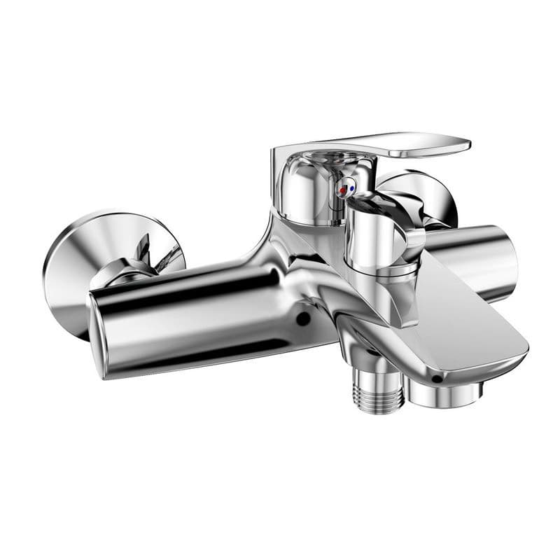 Mereo Vaňová nástenná batéria, Eve, bez príslušenstva, 150 mm, chróm CBV90104