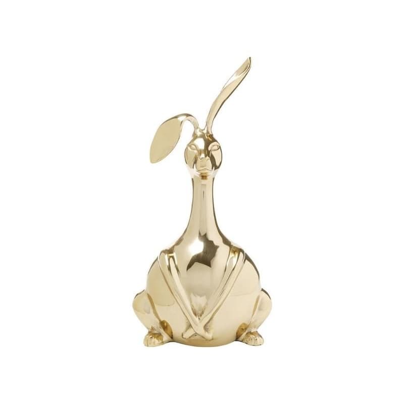 Bunny dekorácia zlatá 37 cm