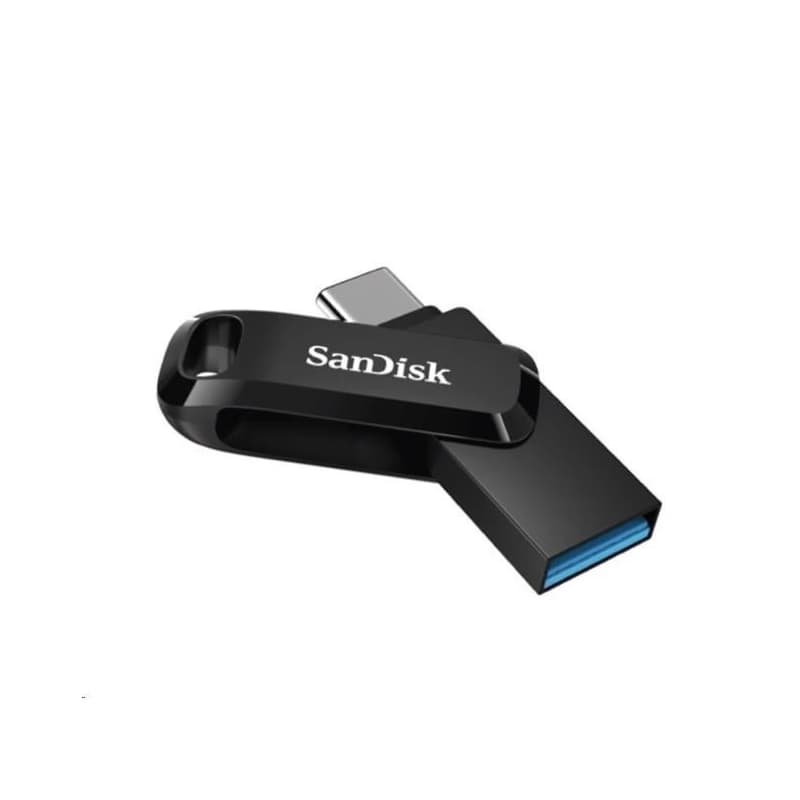 SanDisk Flash Disk 64GB Ultra Dual Drive Go, USB-C 3.2, Čierna