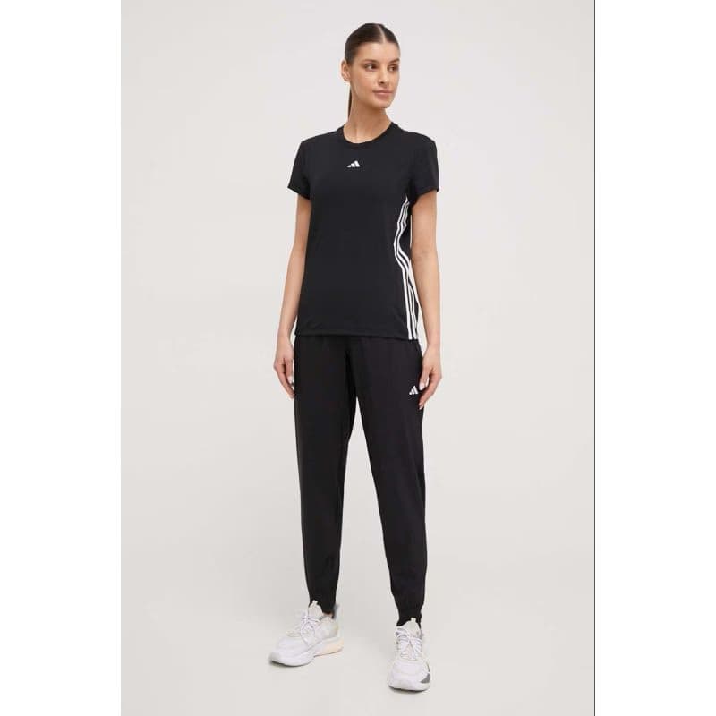 Dámske tréningové tričko s krátkym rukávom ADIDAS HYGLM T BLACK WHITE 5