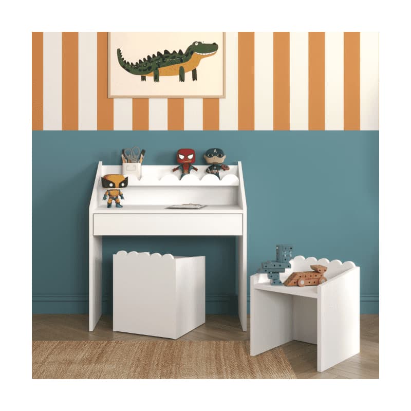 ArtBel Písací stolík Book Nook | biela 4