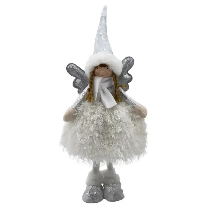 Anjel strieborno-biely 57 cm 130hy24050b