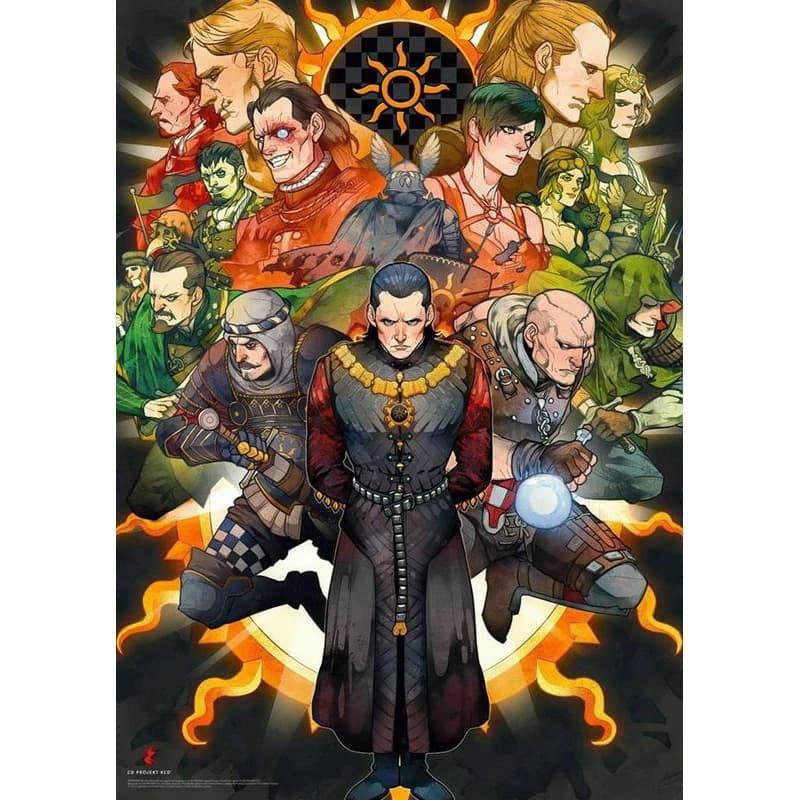 GLO GAMING PUZZLE: THE WITCHER NILFGAARD 2