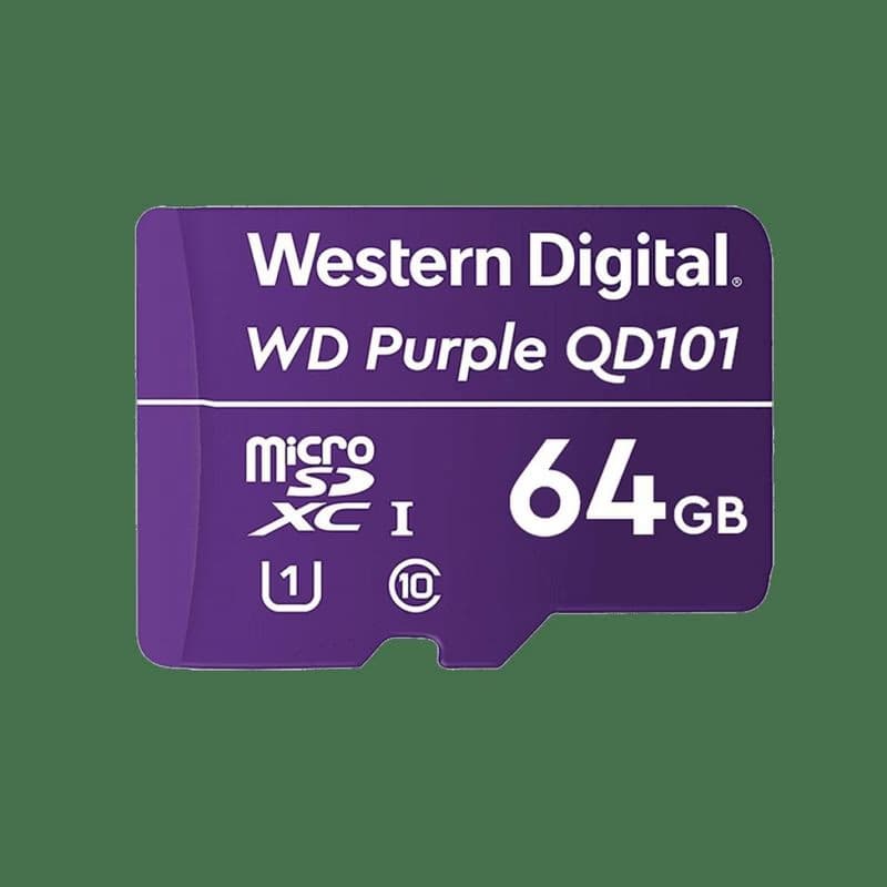 WD MicroSDXC karta 64GB Purple WDD064G1P0C Class 10, 16 TBW 4