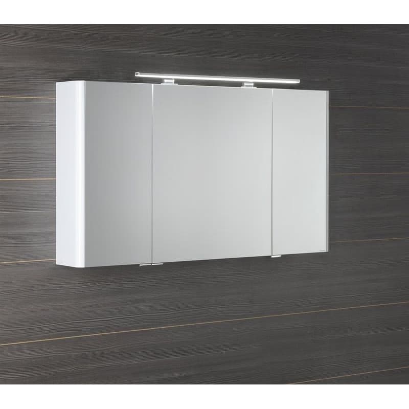 SAPHO - LUCIE galérka s LED osvetlením, 126x70x17cm, biela LU125-0030 2