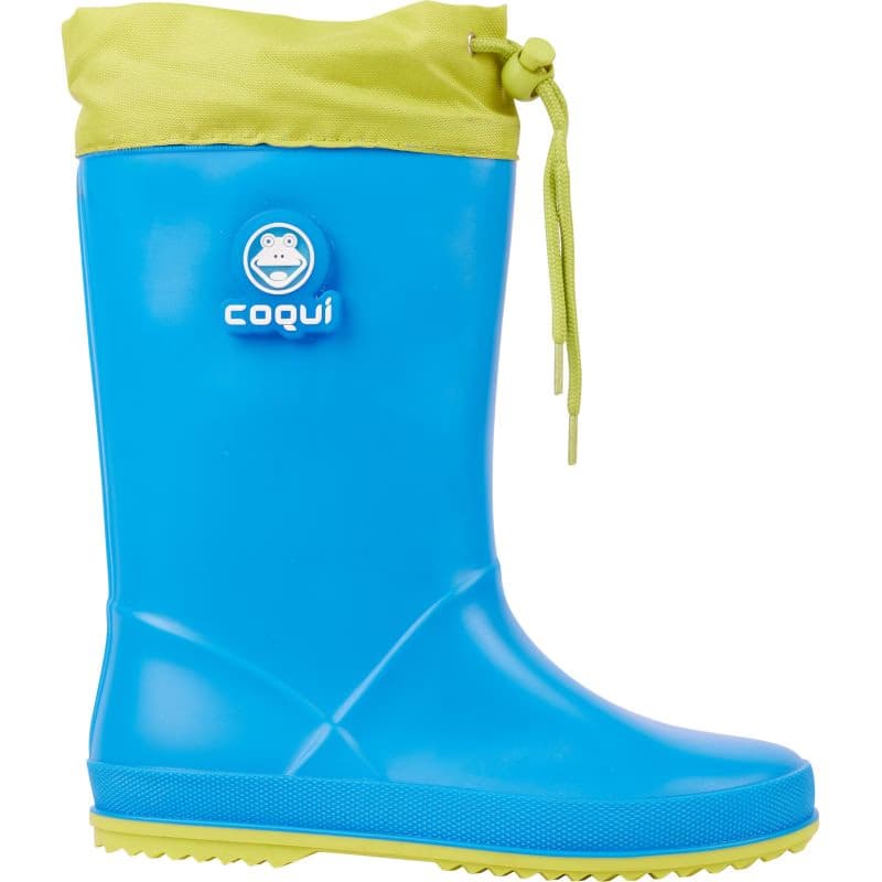 Chlapčenské gumáky COQUI Rainy Collar sea blue citrus flash 2