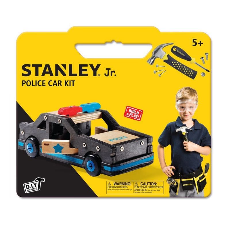 Stanley Jr. OK096-SY Stavebnice, policajné auto, drevo 2