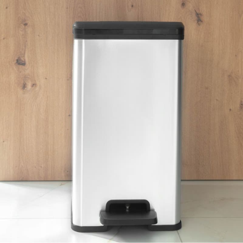 CURVER Odpadkový kôš SLIM BIN 25l | strieborná 2