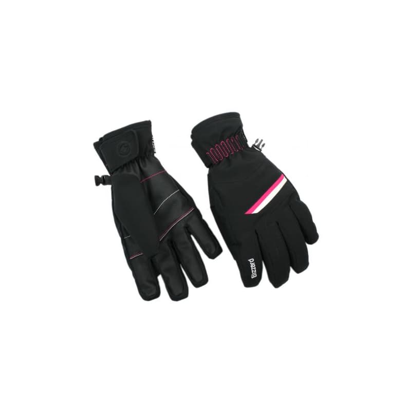 Dámske lyžiarske rukavice BLIZZARD Viva Plose ski gloves, black white pink