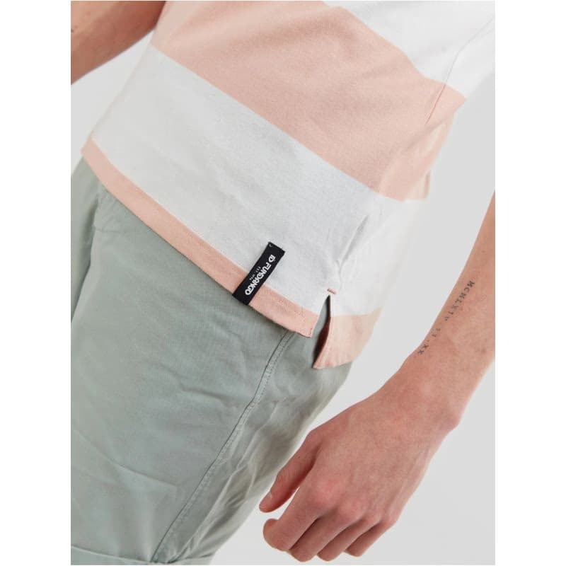 Pánske polo tričko s krátkym rukávom FUNDANGO Incognito Stripe Poloshirt-311-powder stripe 5