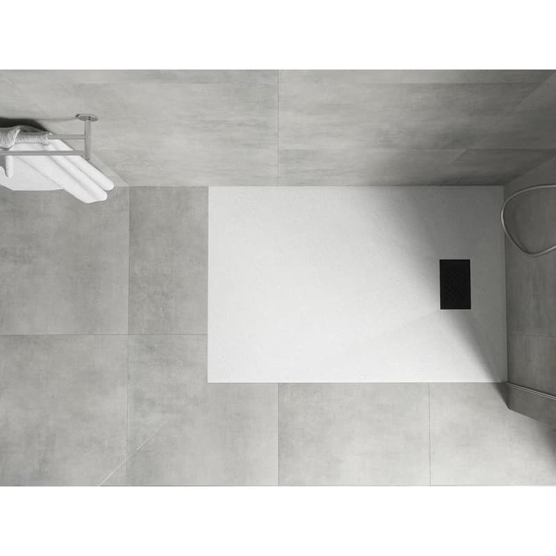 MEXEN/S - Hugo sprchová vanička SMC 100x80, biela, krytka čierna 42108010-B 4