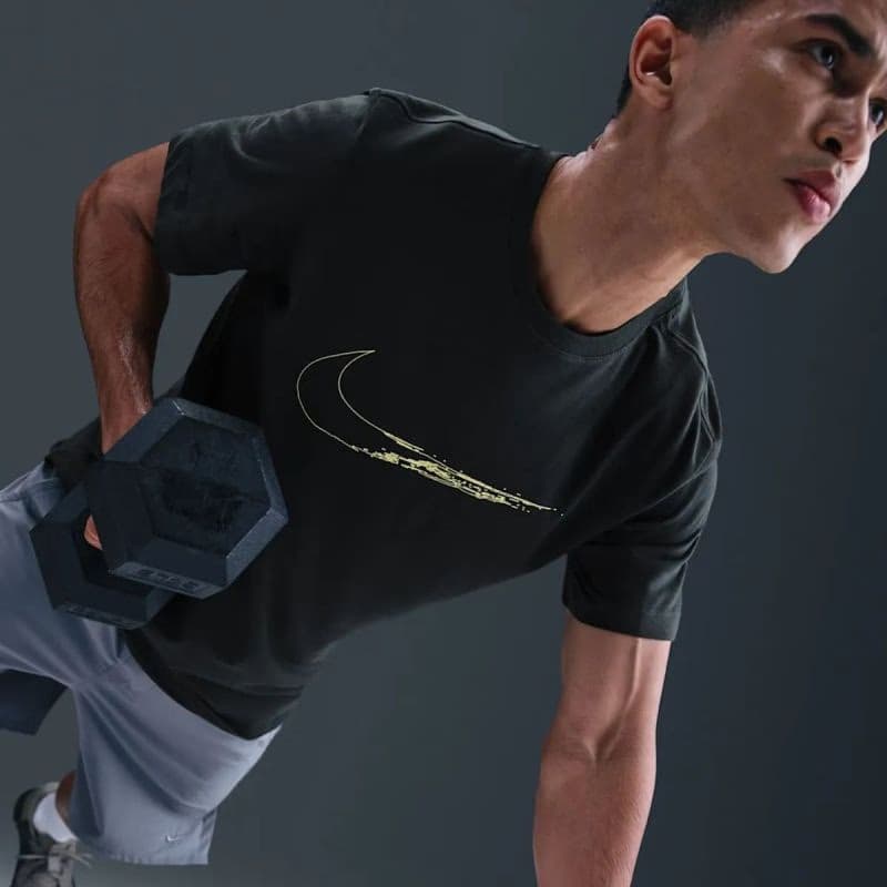 Pánske tričko s krátkym rukávom NIKE M NK DF TEE HBR SEAWEED LT LEMON TWIST 4
