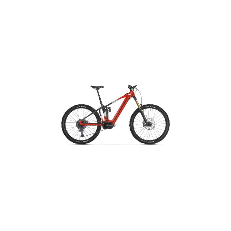 Horský elektrobicykel MONDRAKER Level RR, flame red vortex grey racing silver