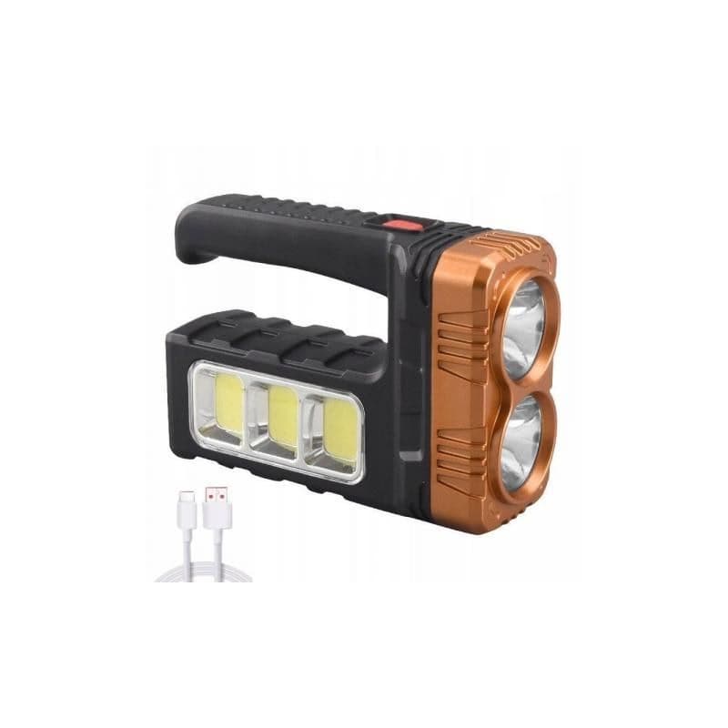 AKU Svietidlo LED CREE XM-L T6 + solárne napájanie