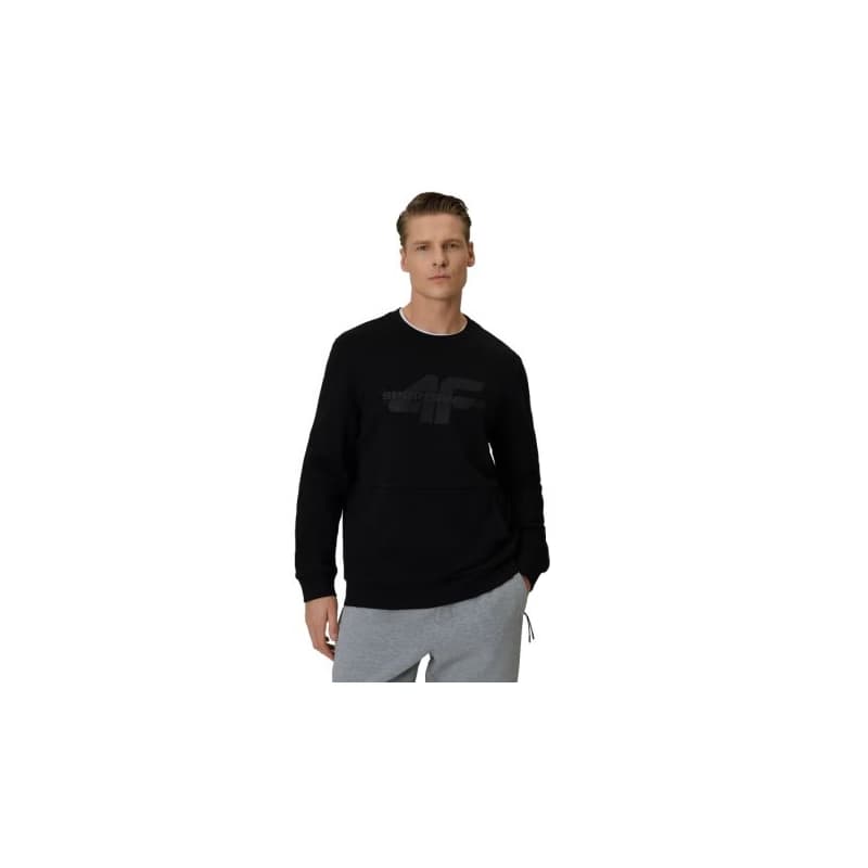 Pánska mikina 4F SWEATSHIRT M2237-20S-DEEP BLACK