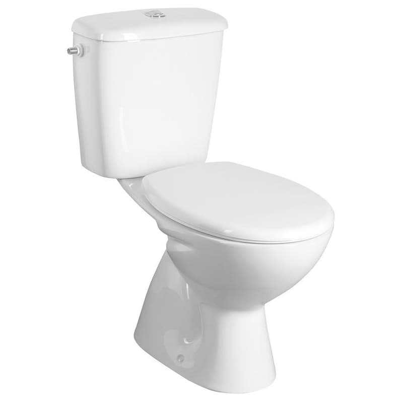 AQUALINE - MIGUEL WC kombi misa, dvojtlačidlo, spodný odpad, biela LC2258