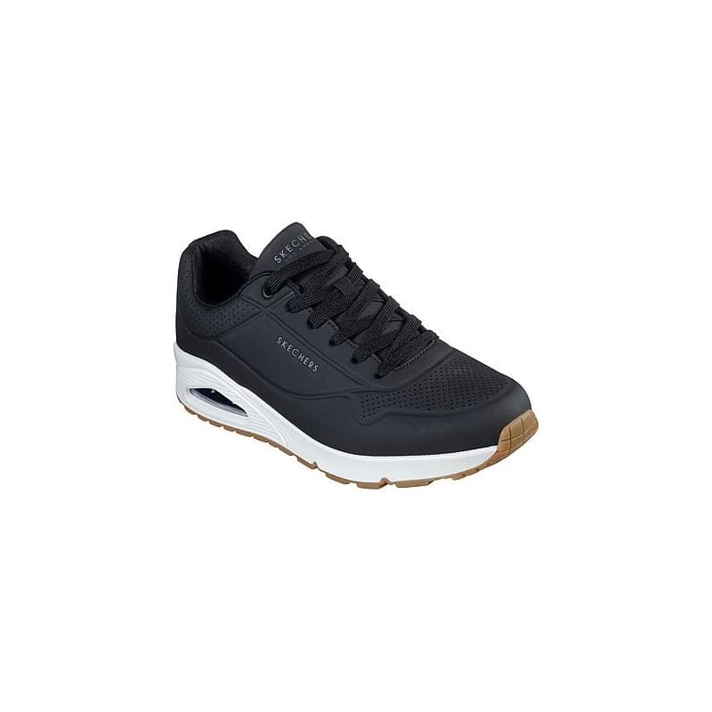 Pánska rekreačná obuv SKECHERS Uno Stand On Air M black white