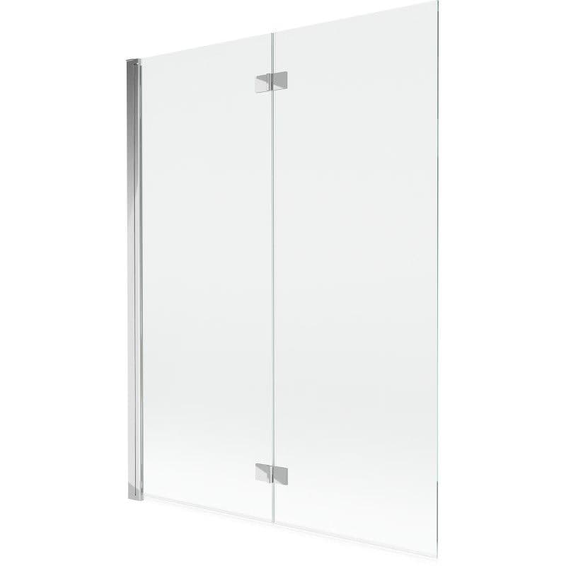 MEXEN - MIST vaňová zástena 130x150 cm 6mm 2-s, chróm, číra, ľavá 8A9-130-002-01-00-L