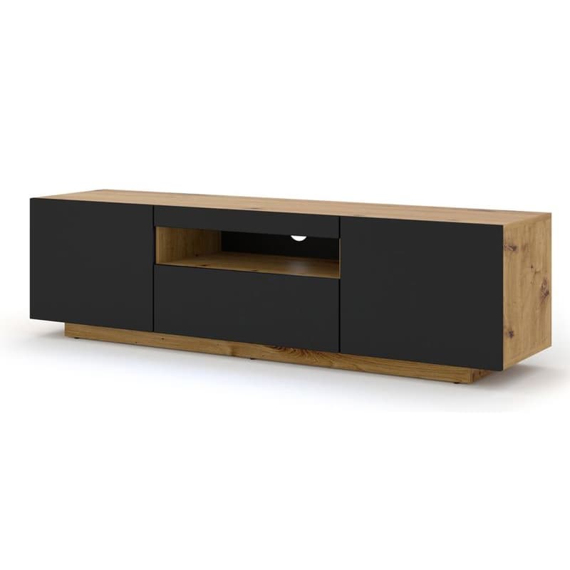 ArtBm TV stolík AURA 150 | dub artisan / čierna