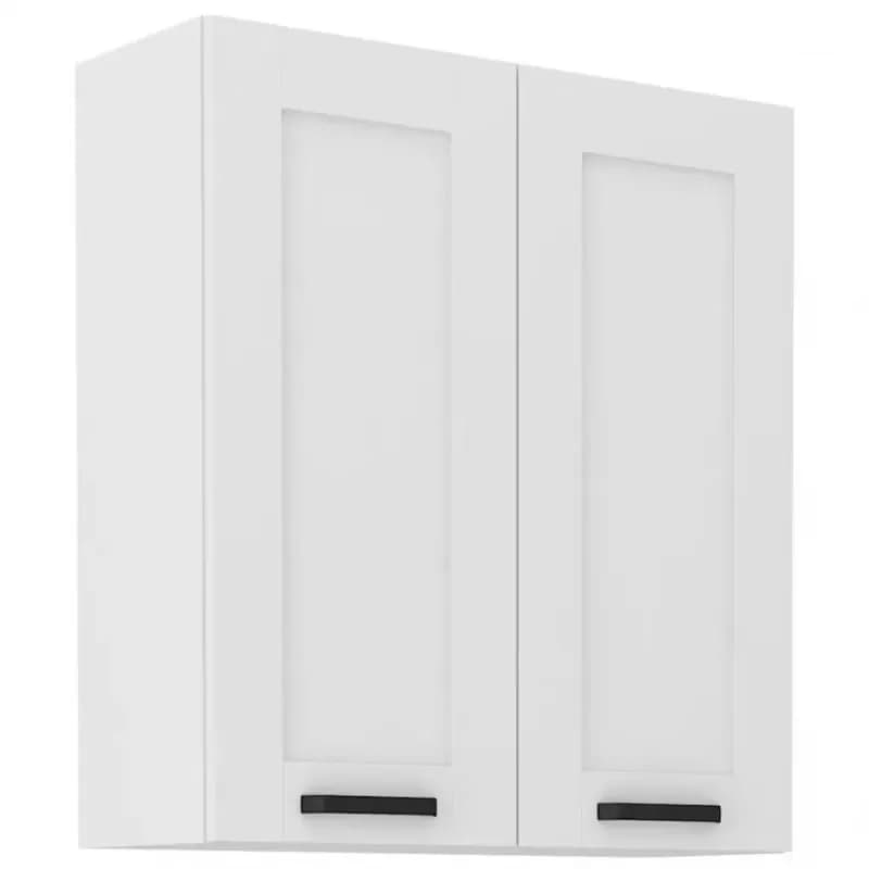 Kuchynská skrinka LUNA biely mat/biely 80g-90 2f