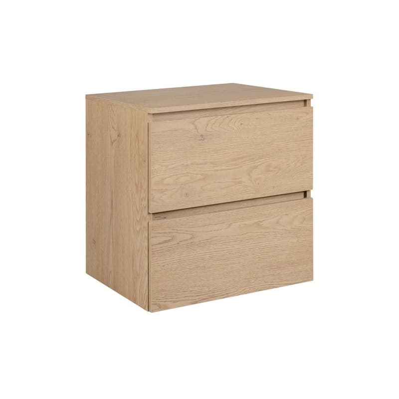 Elvisia Skrinka pod umývadlo s doskou SIMPLE Light oak D60/1 | 60 cm
