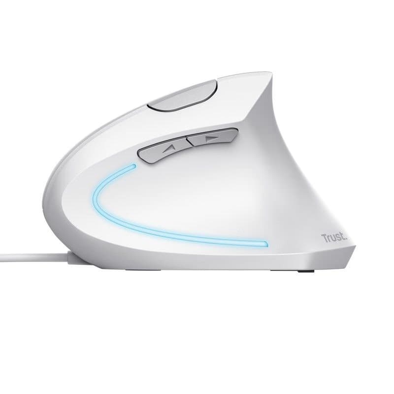 TRUST vertikálna myš Verto ergonomická myš, USB, biela 5