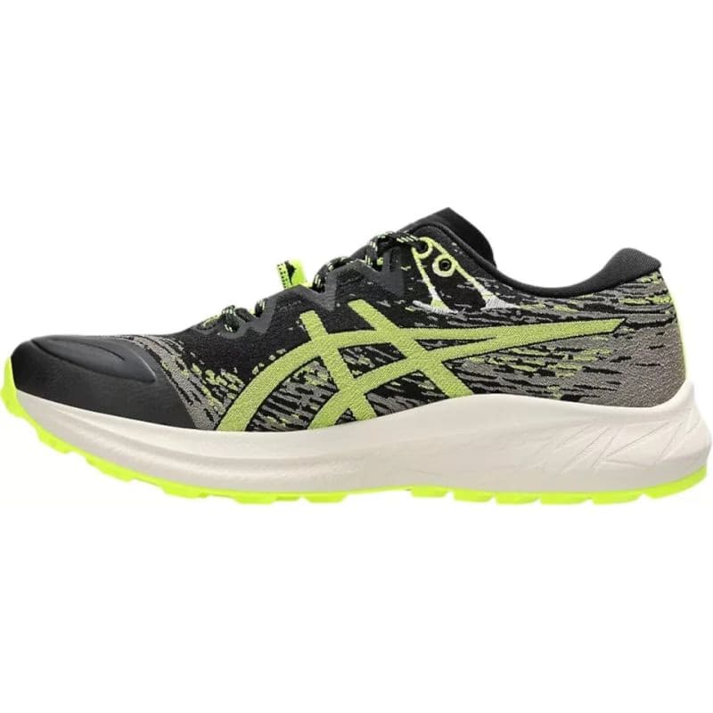 Pánska bežecká trailová obuv ASICS Fuji Lite 5 black safety yellow 2