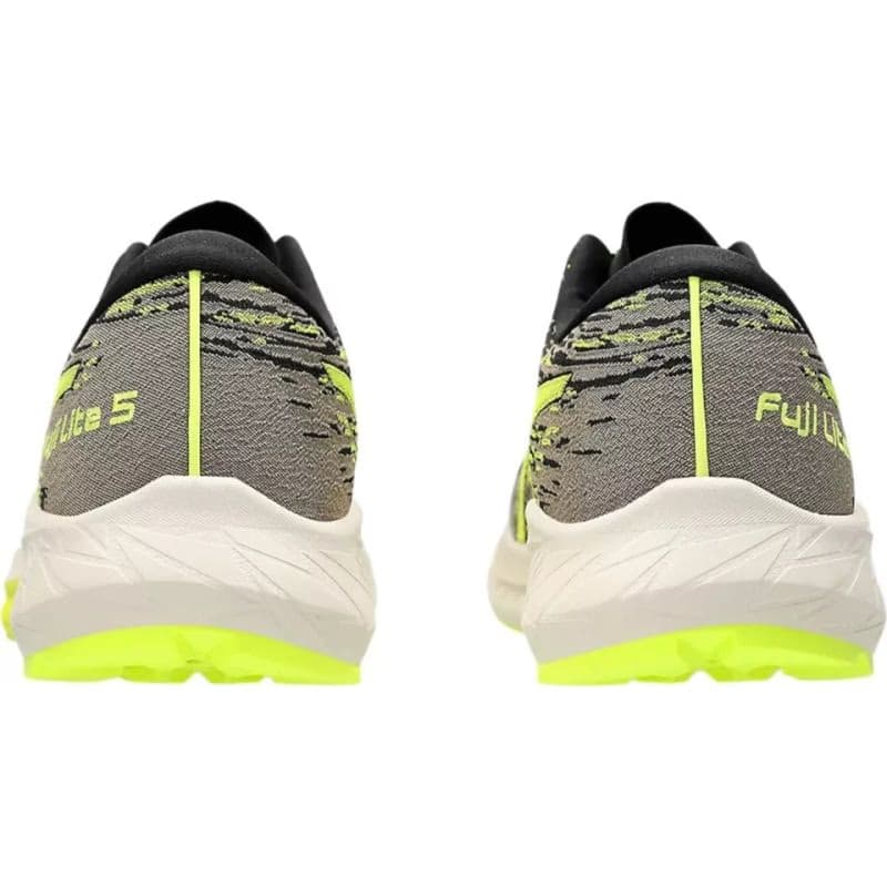Pánska bežecká trailová obuv ASICS Fuji Lite 5 black safety yellow 4