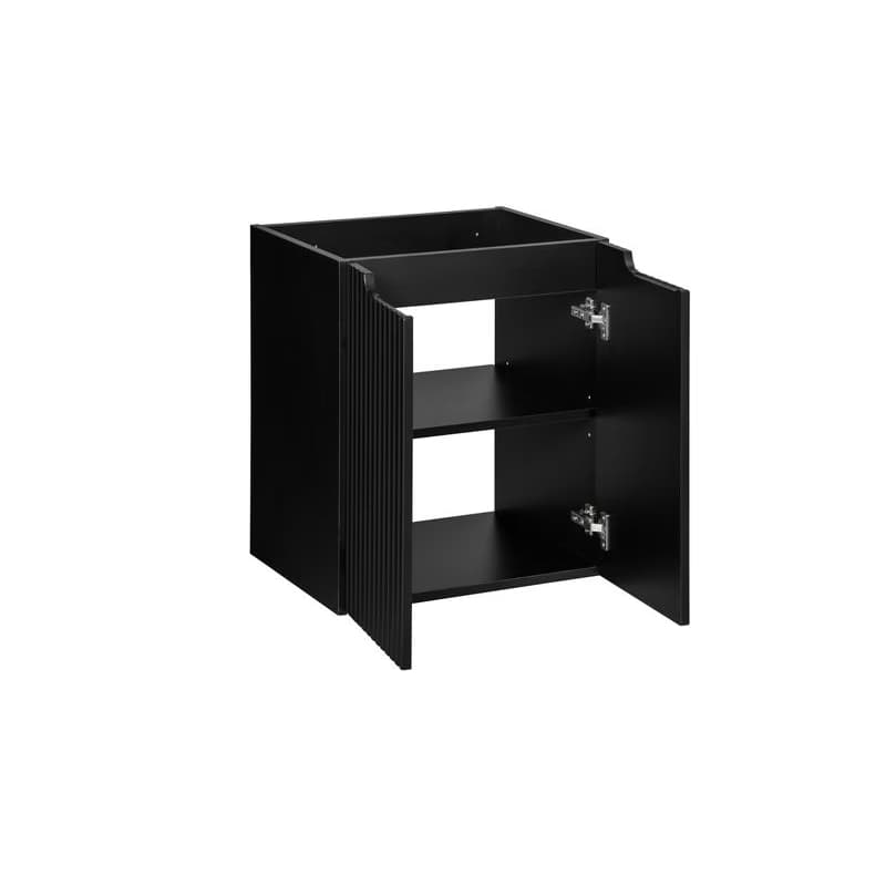 ArtCom Kúpeľňová skrinka s doskou NOVA Black D50/4 | 50 cm 2