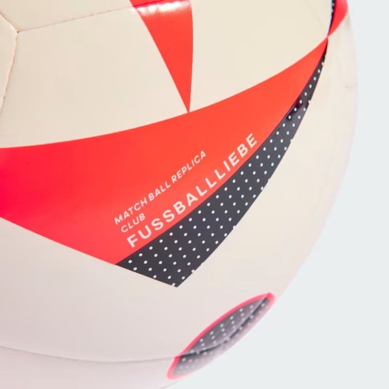 Futbalová lopta ADIDAS EURO24 CLB WHITE SOLRED BLACK 2