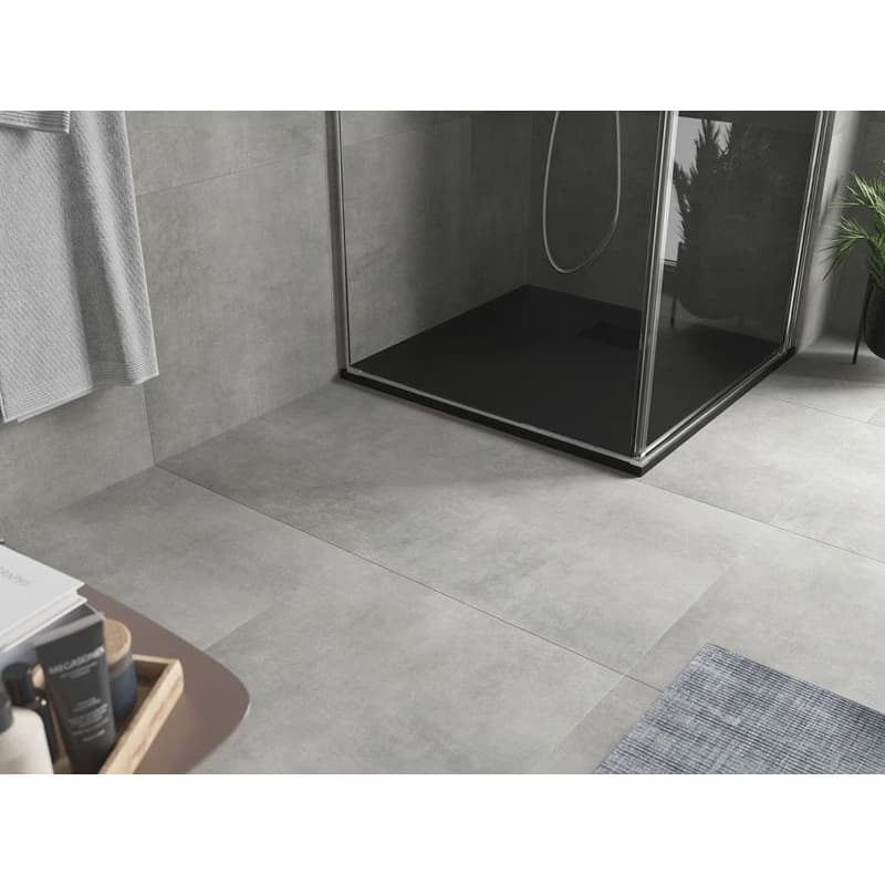 MEXEN/S - Hugo sprchová vanička SMC 90 x 90, čierna, krytka čierna 42709090-B 5