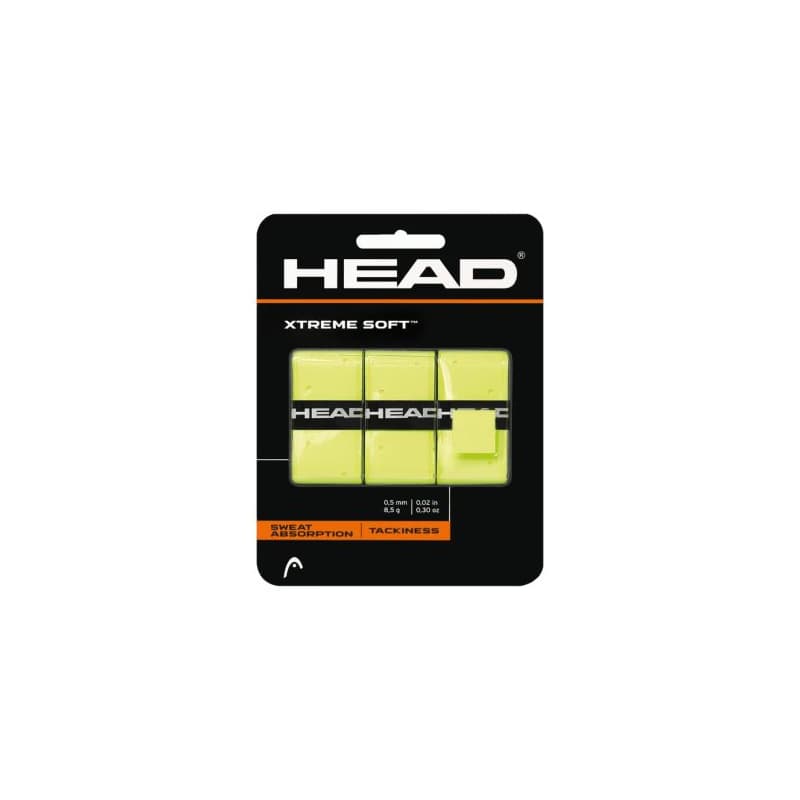 Vrchná omotávka HEAD Xtreme Soft 3pcs Pack Yellow