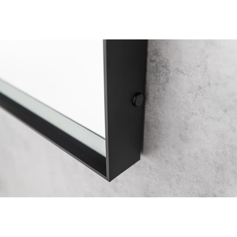 SAPHO - SORT zrkadlo s LED osvetlením 60x80cm, bezdotykový IR senzor, 2700-6500K, čierna mat ST080S 5