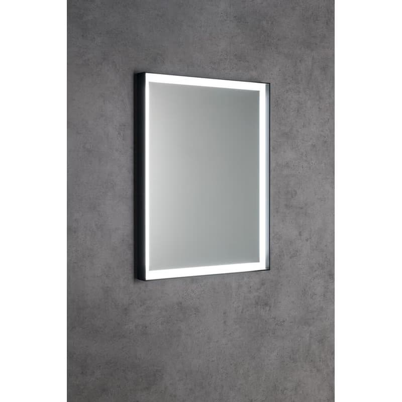 SAPHO - SORT zrkadlo s LED osvetlením 60x80cm, bezdotykový IR senzor, 2700-6500K, čierna mat ST080S 6